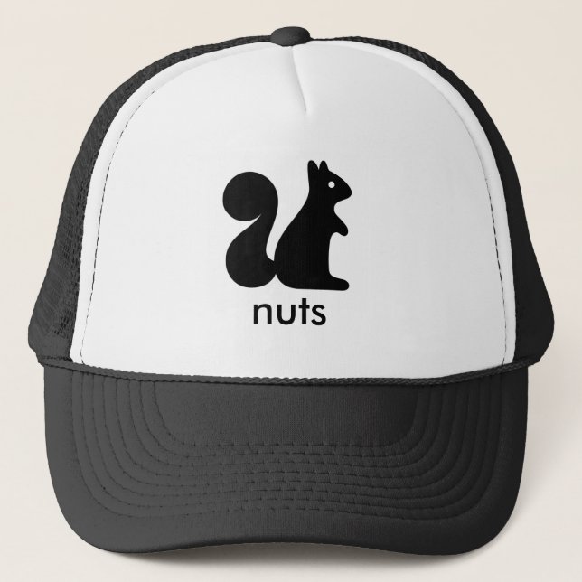 Gorra De Camionero Casquillo Nuts de la ardilla (Anverso)