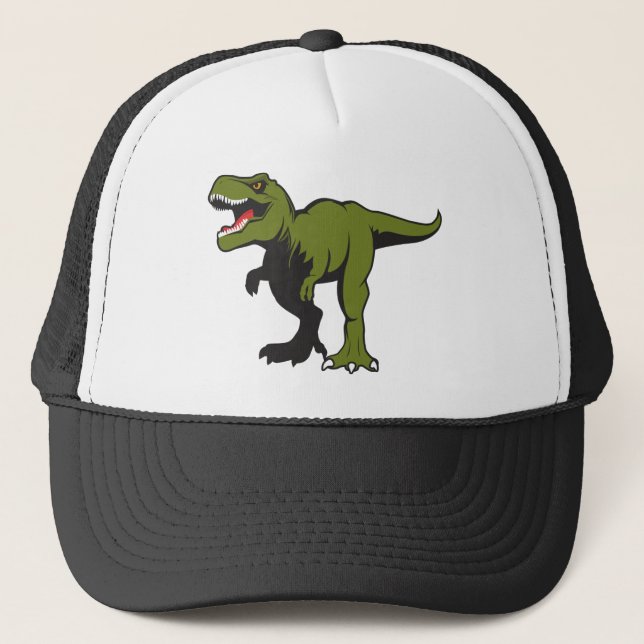 Gorra De Camionero Casquillo personalizado de T-Rex (Anverso)