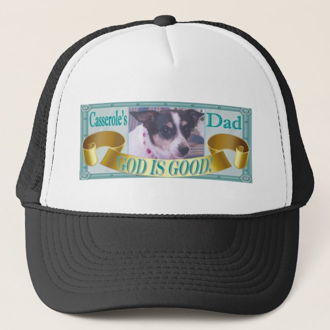 GORRA DE CAMIONERO CASQUILLO PERSONALIZADO DEL MASCOTA (Anverso)