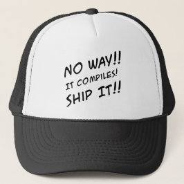 Gorra De Camionero Casquillo programado del humor
