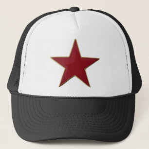 Gorra De Camionero Casquillo rojo de la estrella