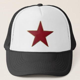 Gorra De Camionero Casquillo rojo de la estrella