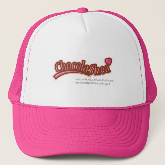 Gorra De Camionero Casquillo rosado de Chocolashea (Anverso)