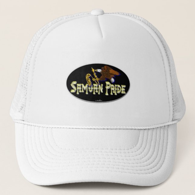 Gorra De Camionero Casquillo samoano del orgullo (Anverso)