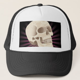 Gorra De Camionero casquillo sonriente del cráneo