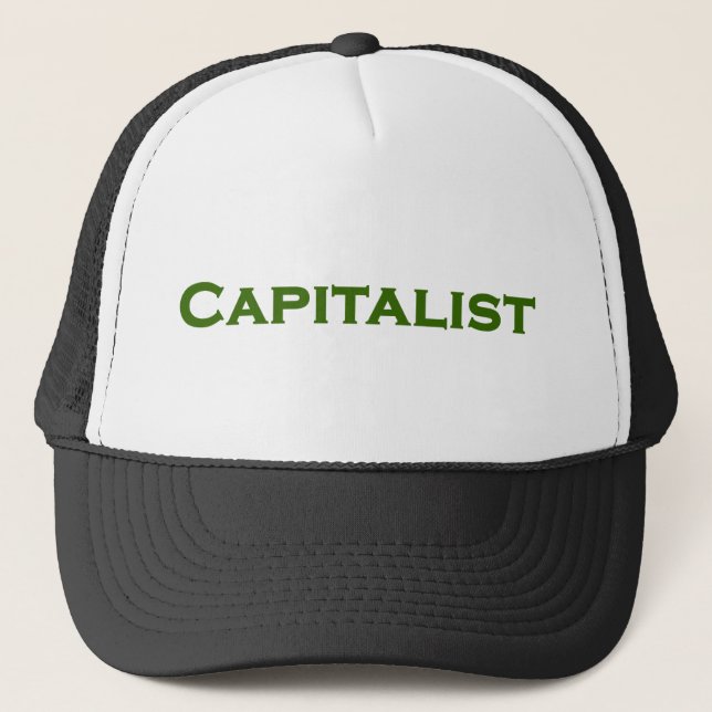 Gorra De Camionero Casquillos CAPITALISTAS (Anverso)
