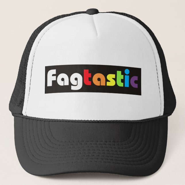 Gorra De Camionero Casquillos de Fagtastic (bandera) (Anverso)