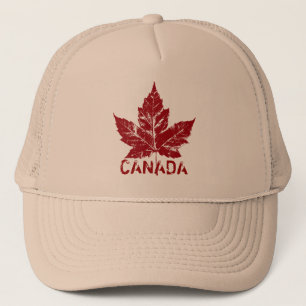 Gorra De Camionero Casquillos retros de la hoja de arce de Canadá del
