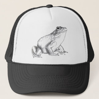 Gorra De Camionero Casquillos y regalos del arte de la rana de los