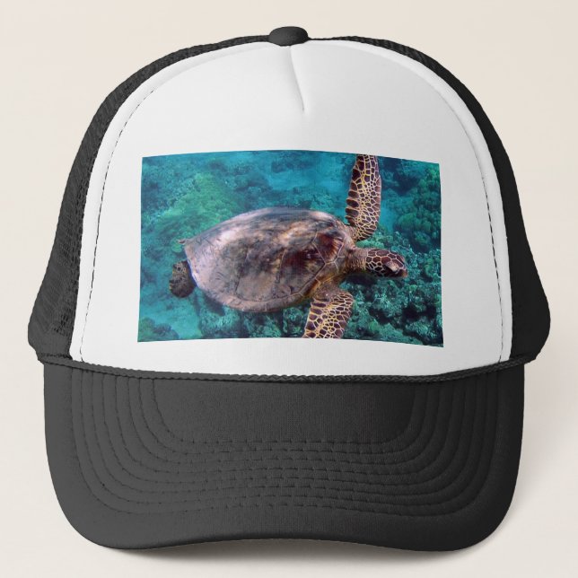 Gorra De Camionero Castillo de Turca Hawaii Honu (Anverso)