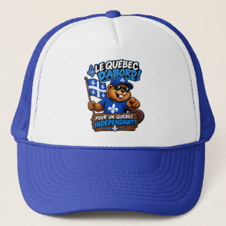 Gorra De Camionero Castor Québécois – Québec Indépendant – Humour Pol