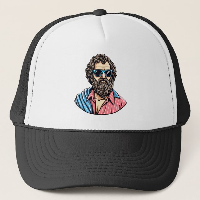 Gorra De Camionero Casual Guay Philosopher Look (Anverso)
