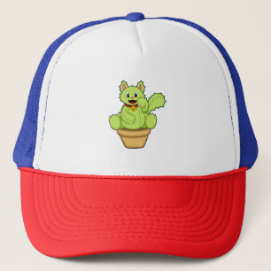 Gorra De Camionero Cat as Cactus