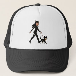 Gorra De Camionero Cat Lady Cutie Tuxedo Cat | Cats Mom Comic Graphic