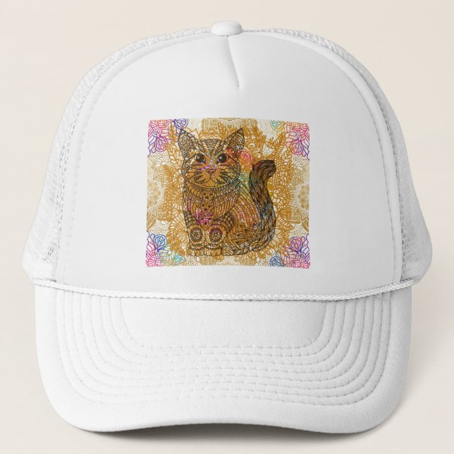 Gorra De Camionero Cat Trucker Ht (Anverso)