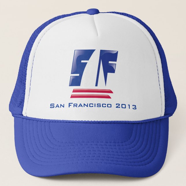 Gorra De Camionero Catamaran Sailing_Pontoon Carreras_San Francisco (Anverso)