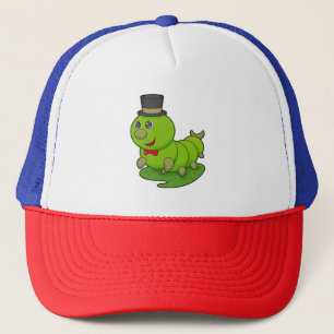Gorra De Camionero Caterpillar como Caballero con Cilindro