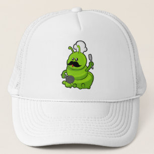 Gorra De Camionero Caterpillar como cocinado con bigote