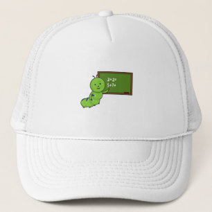 Gorra De Camionero Caterpillar como profesor con pizarra