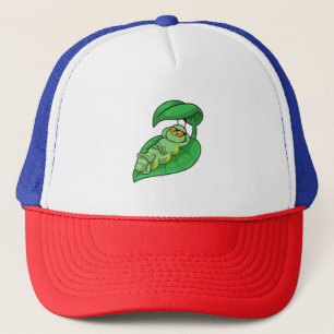 Gorra De Camionero Caterpillar con hoja