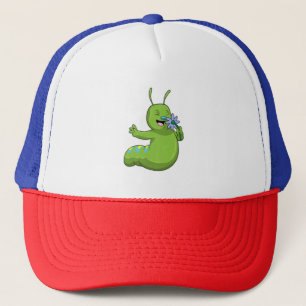 Gorra De Camionero Caterpillar con margarita de flores