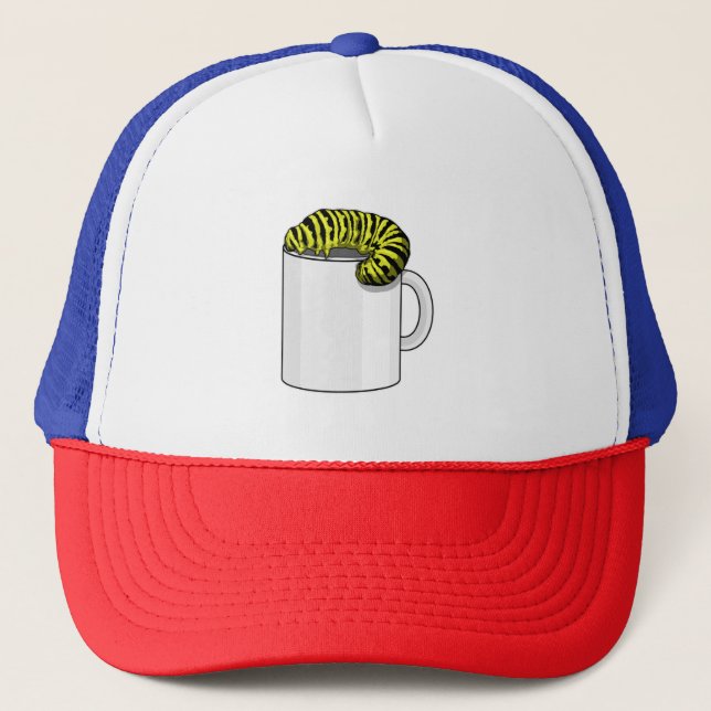 Gorra De Camionero Caterpillar con Mug (Anverso)