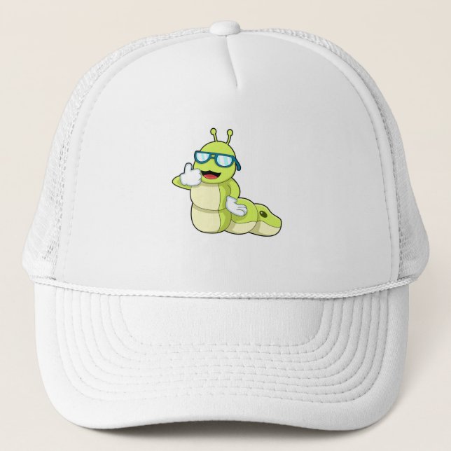 Gorra De Camionero Caterpillar con vidrio (Anverso)