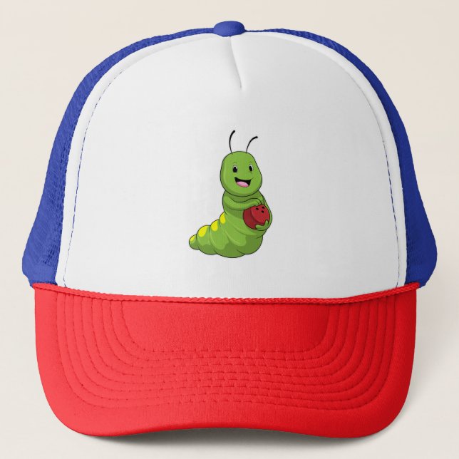 Gorra De Camionero Caterpillar en el Bowling con bolas (Anverso)