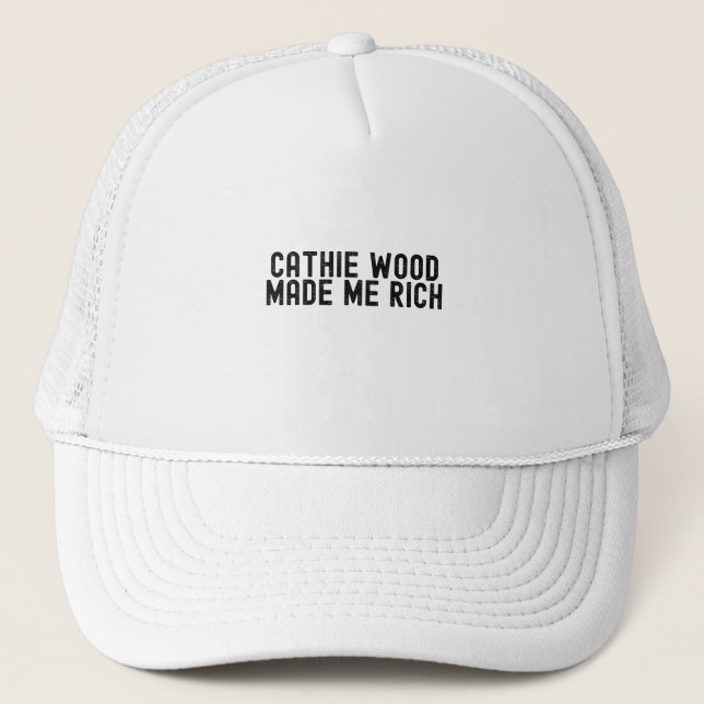 Gorra De Camionero Cathie Wood - ARK (Anverso)