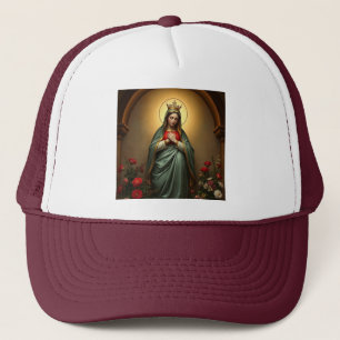 Gorra de camionero católica Reina del Cielo