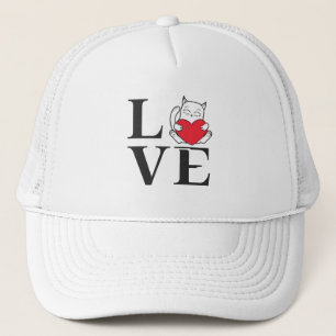 Gorra De Camionero Cats de amor