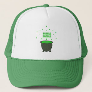 Gorra De Camionero Cauldron y Bubbling Green Brew Halloween