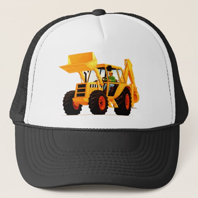 Gorra De Camionero Cavador amarillo (Anverso)