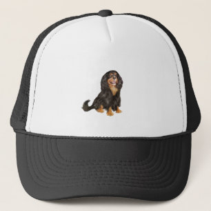 Gorra De Camionero Cavalier King Charles (R) - Negro y fuego.png