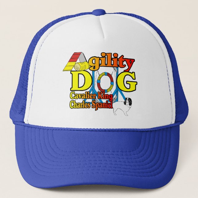 Gorra De Camionero Cavalier_King_Charles_Spaniel_Agility (Anverso)