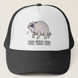 Gorra De Camionero Cave el cerdo