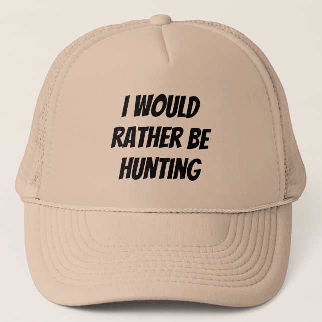 Gorra De Camionero Caza (Anverso)