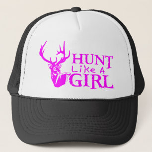 GORRA DE CAMIONERO CAZA COMO UN CHICA