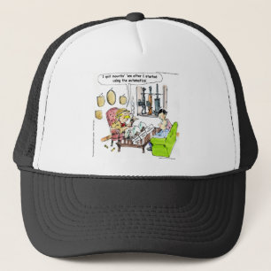 Gorra De Camionero Caza Con Automáticos Graciosos Regalos Y Tees