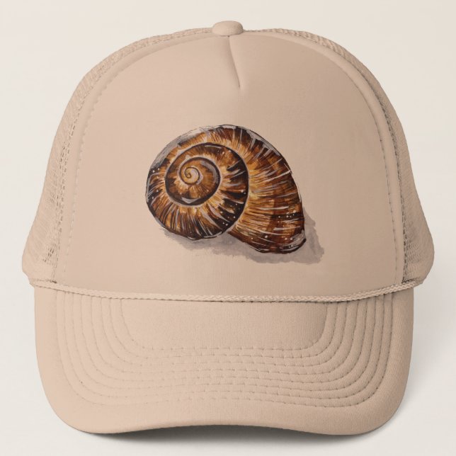 Gorra De Camionero Caza de caracol espiral (Anverso)