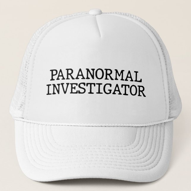 Gorra De Camionero Caza de fantasma paranormal EVP (Anverso)