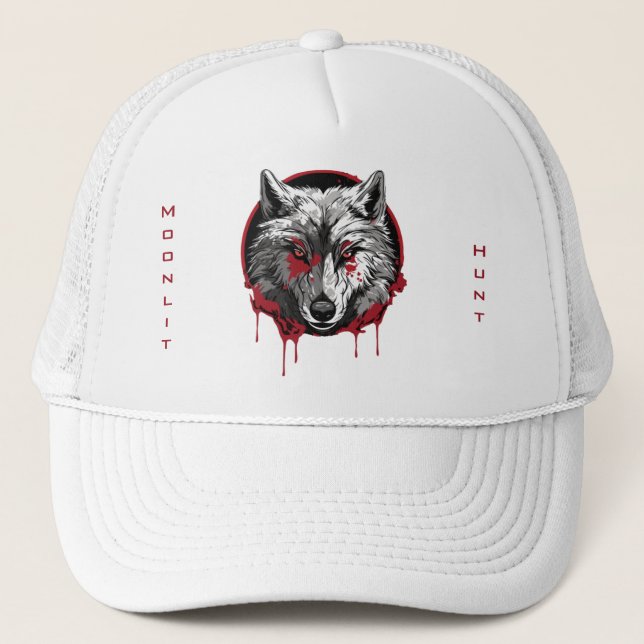 Gorra De Camionero Caza de la luna (Anverso)