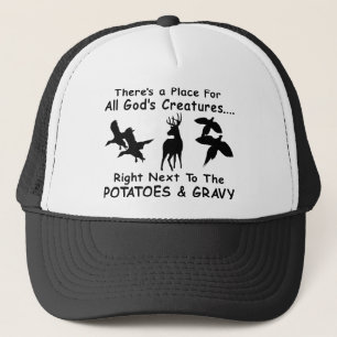 GORRA DE CAMIONERO CAZA DE LOS CIERVOS, DEL PATO Y DEL FAISÁN