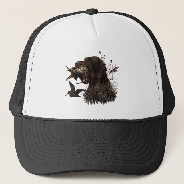 Gorra De Camionero Caza de Woodcock con puntero de hilo alámbrico ale (Anverso)