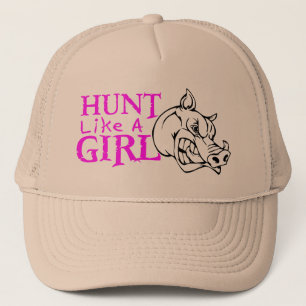 GORRA DE CAMIONERO CAZA DEL VERRACO DEL CHICA