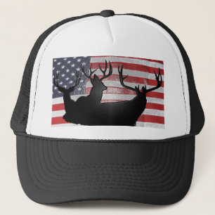 Gorra De Camionero Cazador americano de los ciervos