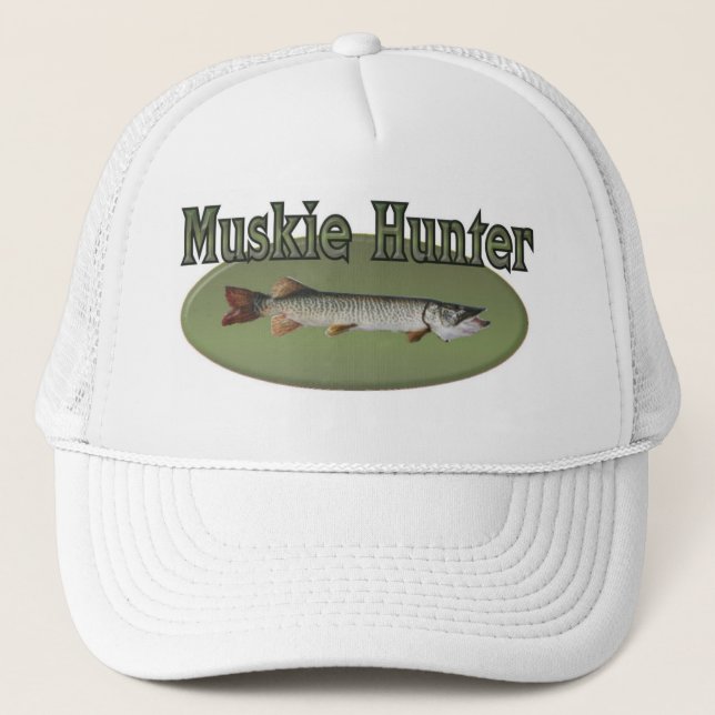 Gorra De Camionero Cazador de Muskie (Anverso)