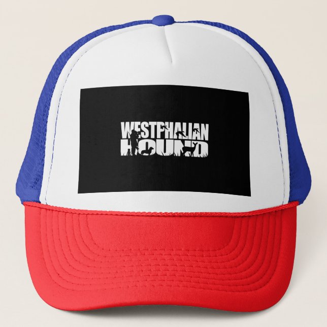 Gorra De Camionero Cazador de perros callejeros westfalianos (Anverso)