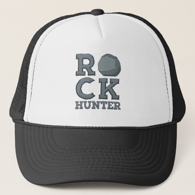 Gorra De Camionero Cazador de rock geólogo geológico (Anverso)