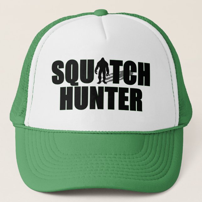 Gorra De Camionero Cazador de Squatch (Anverso)